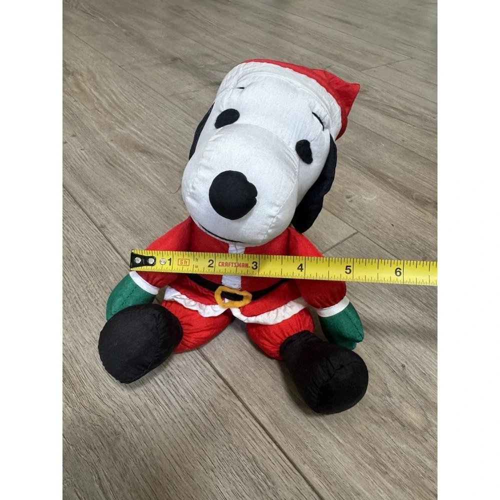 Christmas‎ Santa Snoopy Whitman's Plush 6.5